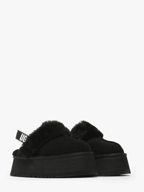 Mules Avec Brides Funkette En Cuir Ugg Noir accessoires 1113474 vue secondaire 2
