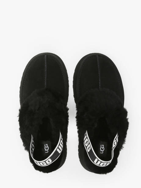 Mules Avec Brides Funkette En Cuir Ugg Noir accessoires 1113474 vue secondaire 4