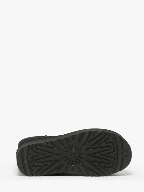 Boots Classic Mini Platform En Cuir Ugg Noir accessoires 1134991 vue secondaire 5