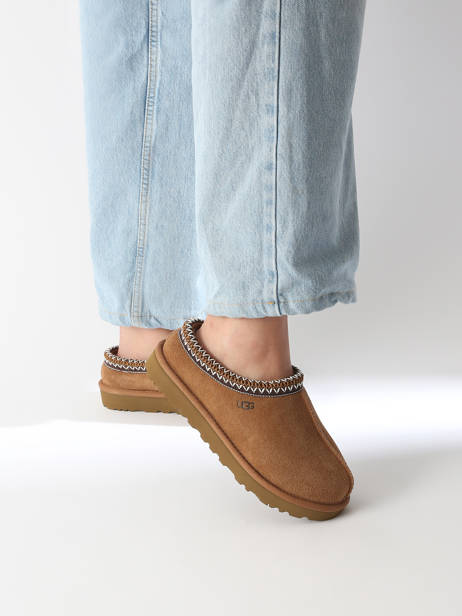 Chaussons Tasman En Cuir Ugg Marron accessoires 5955 vue secondaire 1