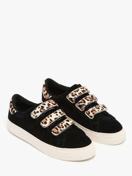 Sneakers Velcro Arcade En Cuir No name Noir accessoires GFGL0415 vue secondaire 2