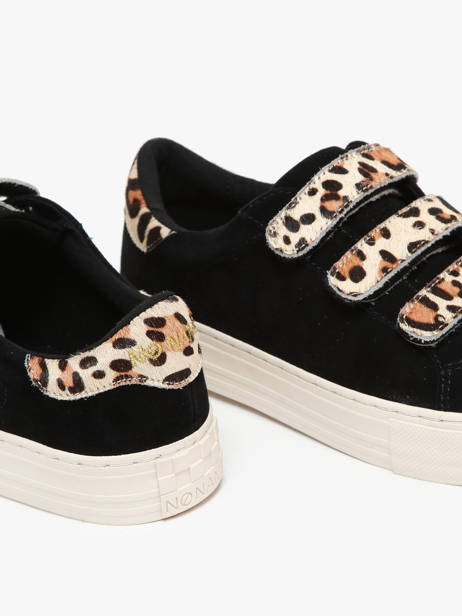 Sneakers Velcro Arcade En Cuir No name Noir accessoires GFGL0415 vue secondaire 3