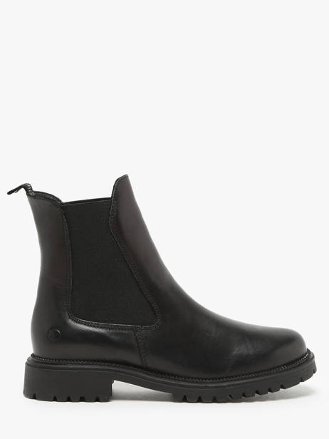 Bottines En Cuir Tamaris Noir accessoires 41