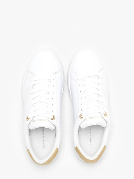 Sneakers En Cuir Tommy hilfiger Blanc accessoires 7998YBS vue secondaire 4