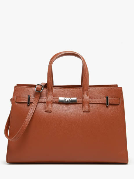 Sac à Main Caviar Cuir Milano Orange caviar CA24062