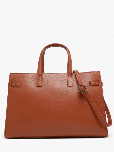 Sac à Main Caviar Cuir Milano Orange caviar CA24062 vue secondaire 4