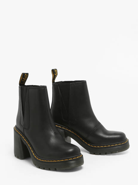 Bottines à Talon Spence En Cuir Dr martens Noir accessoires 26440001 vue secondaire 2