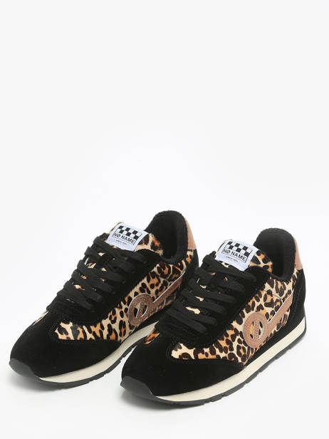 Sneakers City Run Jogger En Cuir No name Noir accessoires HRLE043A vue secondaire 2