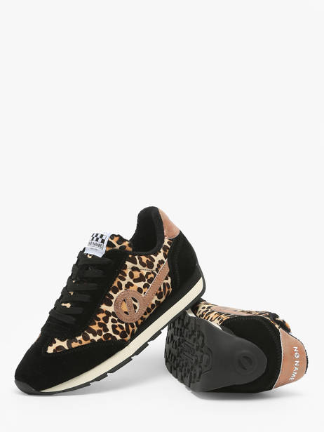 Sneakers City Run Jogger En Cuir No name Noir accessoires HRLE043A vue secondaire 3