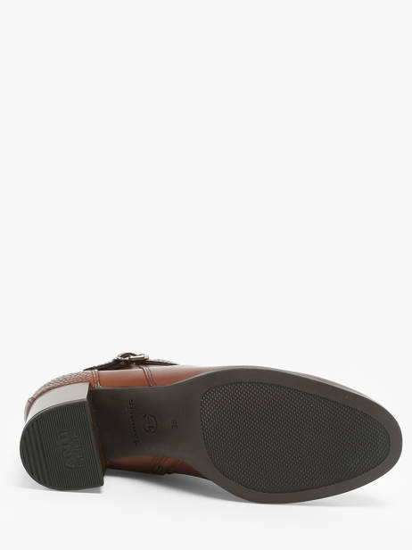 Bottines En Cuir Tamaris Marron accessoires 43 vue secondaire 5
