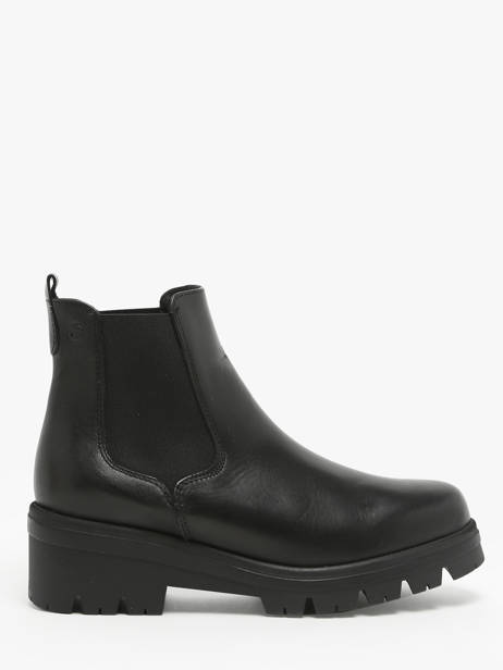 Bottines En Cuir Tamaris Noir accessoires 43