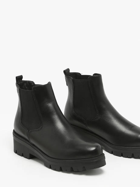 Bottines En Cuir Tamaris Noir accessoires 43 vue secondaire 2