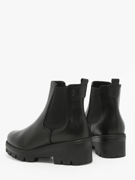 Bottines En Cuir Tamaris Noir accessoires 43 vue secondaire 3
