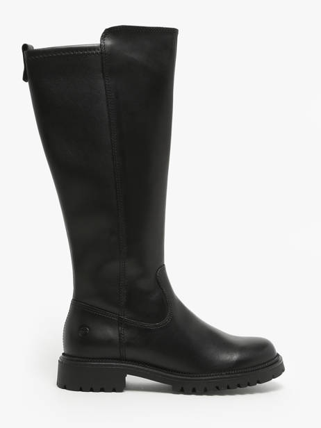 Bottes En Cuir Tamaris Noir accessoires 43