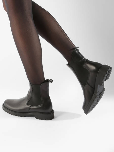 Bottines En Cuir Tamaris Noir accessoires 41 vue secondaire 1