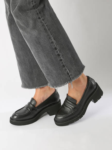 Mocassins En Cuir Tamaris Noir accessoires 43 vue secondaire 1