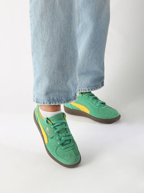Sneakers Palermo En Cuir Puma Blanc accessoires 39646318 vue secondaire 1