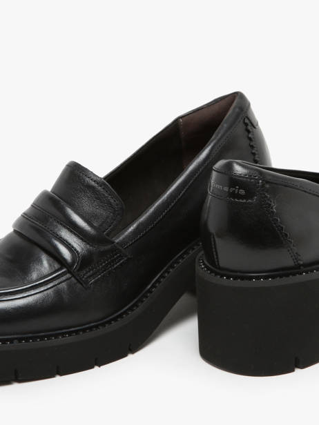 Mocassins En Cuir Tamaris Noir accessoires 43 vue secondaire 3