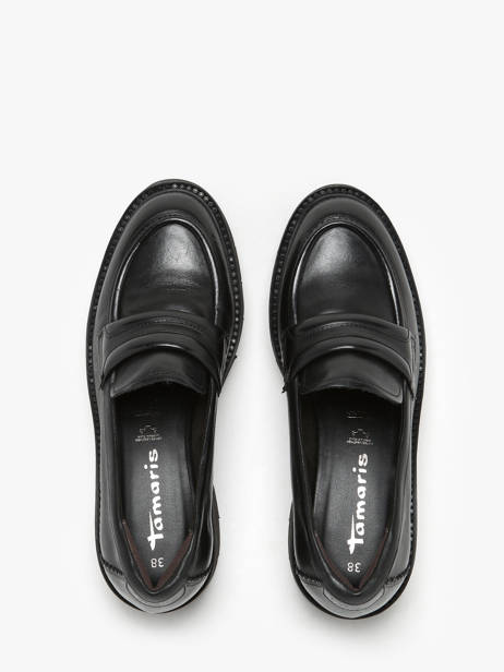 Mocassins En Cuir Tamaris Noir accessoires 43 vue secondaire 4