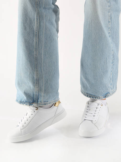 Sneakers En Cuir Tommy hilfiger Blanc accessoires 7998YBS vue secondaire 1