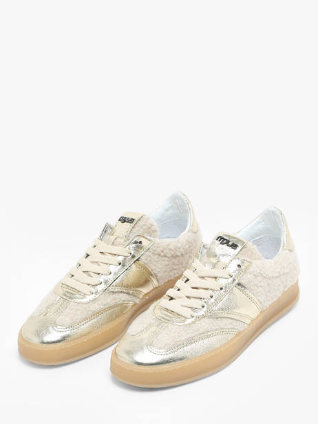 Sneakers En Cuir Mjus Or accessoires T94125 vue secondaire 2