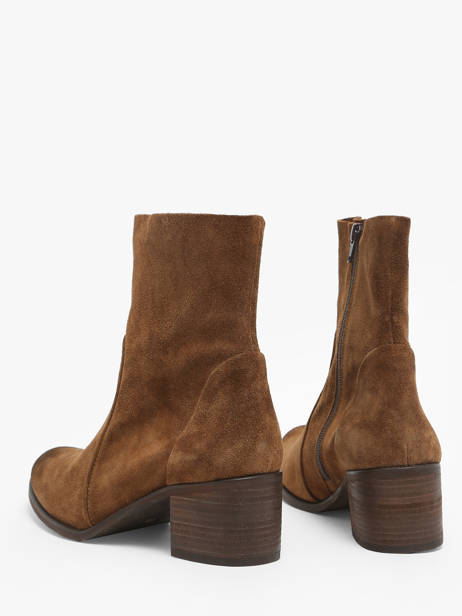 Bottines à Talon Alias Trevor En Cuir Aliwell Marron accessoires ALIAS vue secondaire 3