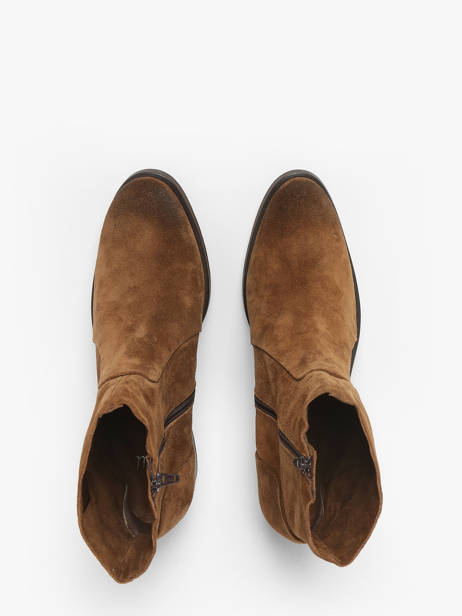 Bottines à Talon Alias Trevor En Cuir Aliwell Marron accessoires ALIAS vue secondaire 4