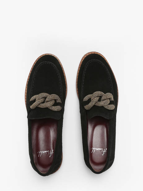 Mocassins Marcia En Cuir Aliwell Noir accessoires MARCIA vue secondaire 3