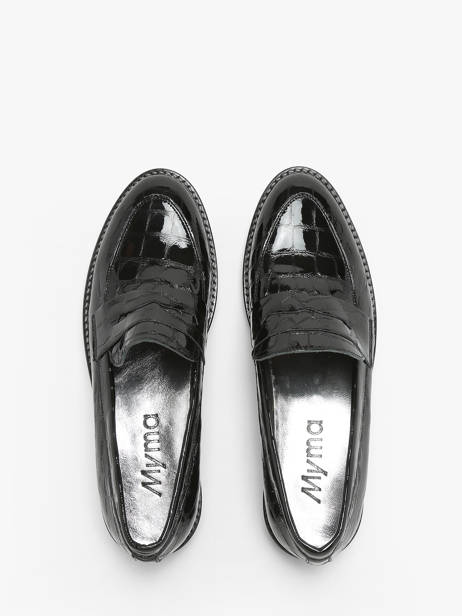 Mocassins En Cuir Myma Noir accessoires 7800 vue secondaire 4
