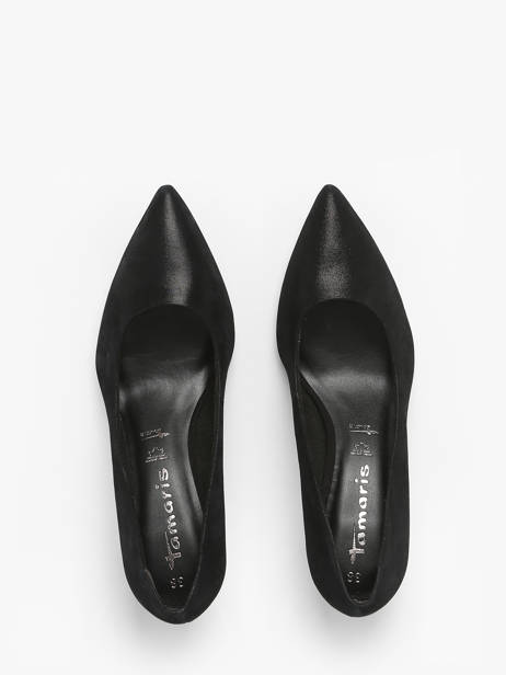 Escarpins En Cuir Tamaris Noir accessoires 41 vue secondaire 4