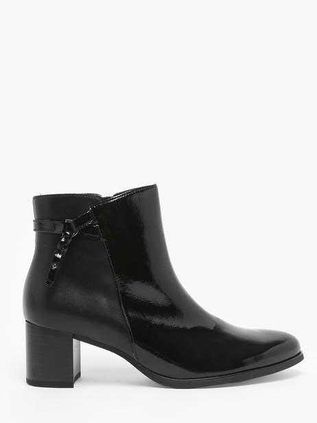 Boots à Talon En Cuir Gabor Noir accessoires 97