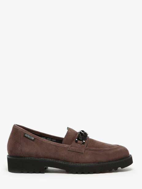 Mocassins Salka En Cuir Mephisto Marron accessoires P5145805
