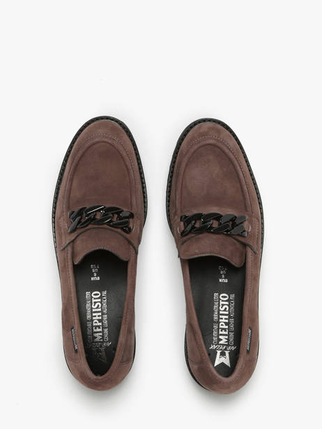 Mocassins Salka En Cuir Mephisto Marron accessoires P5145805 vue secondaire 4