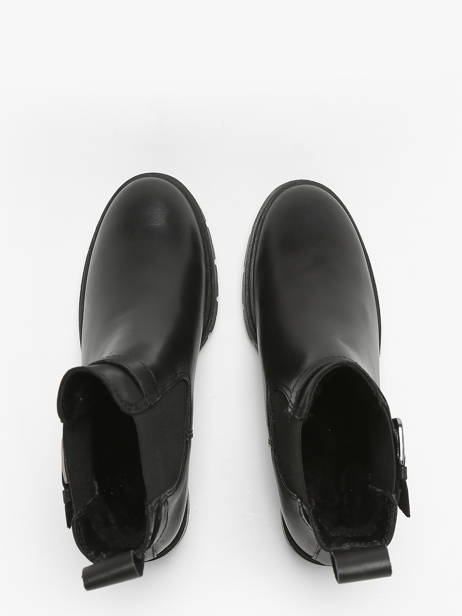 Bottines En Cuir Tamaris Noir accessoires 43 vue secondaire 4