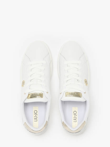 Sneakers Silvia 95 En Cuir Liu jo Blanc accessoires BF4021P0 vue secondaire 4