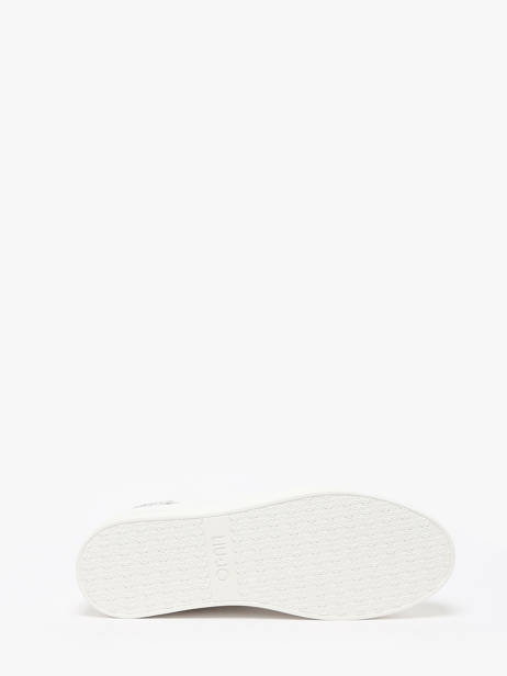 Sneakers Silvia 95 En Cuir Liu jo Blanc accessoires BF4021P0 vue secondaire 5