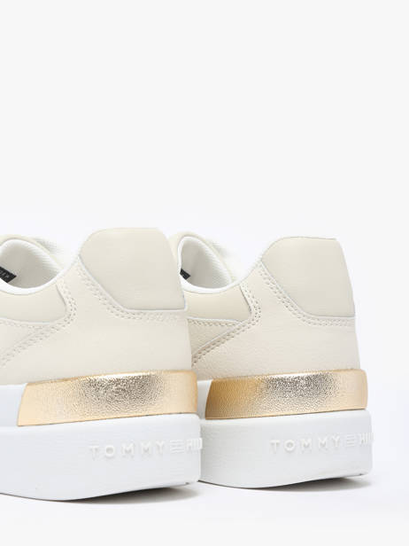 Sneakers En Cuir Tommy hilfiger Beige accessoires 8126ACG vue secondaire 3