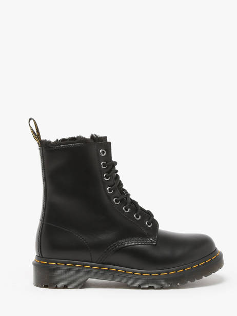 Bottines 1460 Serena En Cuir Dr martens Noir accessoires Boots 1460 Serena Doublées de Fourrure Synthétique