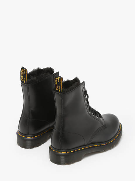 Bottines 1460 Serena En Cuir Dr martens Noir accessoires Boots 1460 Serena Doublées de Fourrure Synthétique vue secondaire 3