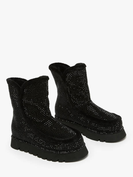 Boots Crosta En Cuir Alma en pena Noir accessoires I241005 vue secondaire 2