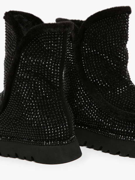 Boots Crosta En Cuir Alma en pena Noir accessoires I241005 vue secondaire 3