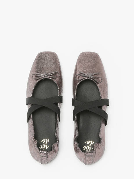 Ballerines Avec Brides En Cuir We do Argent accessoires CO55342G vue secondaire 4