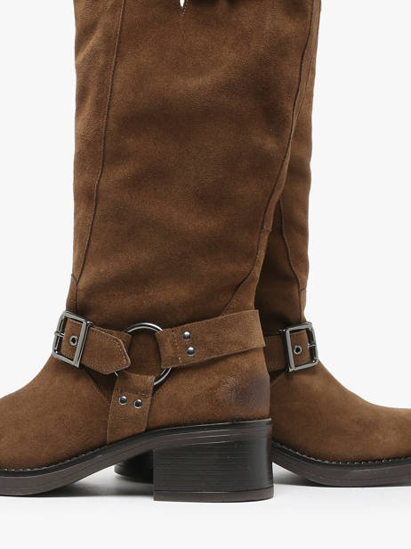 Bottes En Cuir We do Marron accessoires CO88177 vue secondaire 4