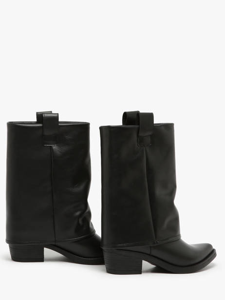 Santiags En Cuir We do Noir accessoires CO99905 vue secondaire 4
