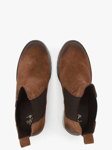 Bottines à Talon En Cuir We do Marron accessoires CO99899 vue secondaire 4