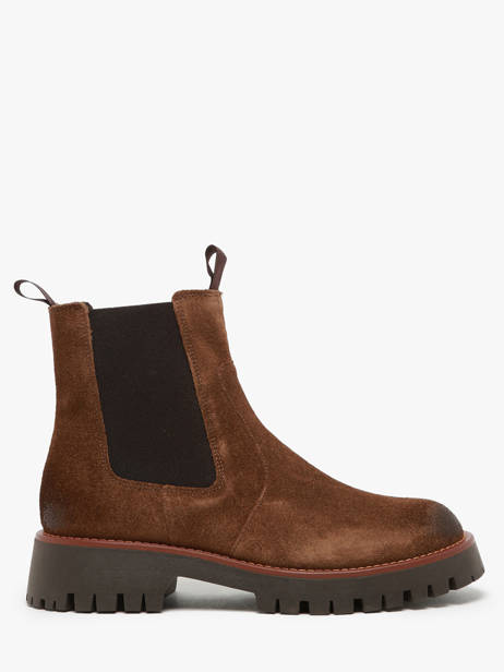 Chelsea Boots En Cuir We do Marron accessoires C99593DA
