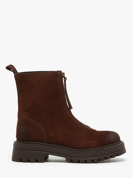 Bottines En Cuir We do Marron accessoires CO99762A