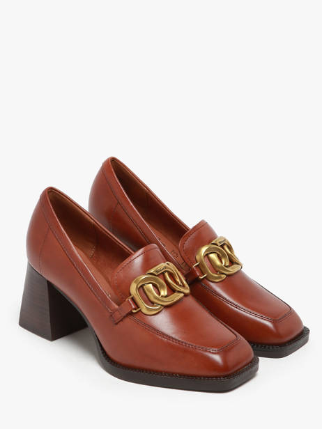 Mocassins En Cuir Tamaris Marron accessoires 43 vue secondaire 2
