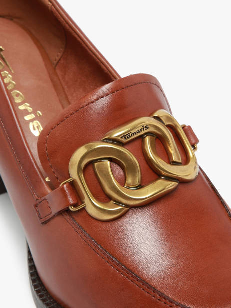 Mocassins En Cuir Tamaris Marron accessoires 43 vue secondaire 3