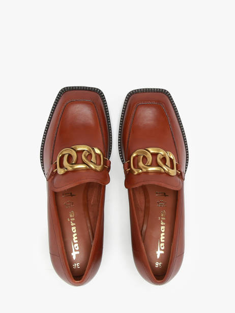 Mocassins En Cuir Tamaris Marron accessoires 43 vue secondaire 4